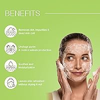 Vista 3 de KLAVUU Phytoncide - Limpiador facial con equilibrio de pH suave, pH 5.5, limpiador espumoso suave con pantenol para fortalecer el lavado facial