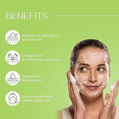 Miniatura 3 de KLAVUU Phytoncide - Limpiador facial con equilibrio de pH suave, pH 5.5, limpiador espumoso suave con pantenol para fortalecer el lavado facial de