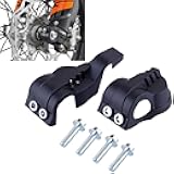 PRO CAKEN Motorcycle Front Fork Shoe Cover Plastic Lower Fork Foot Bottom Protector for EXC/SX 16-21 FE250/350/450/501/501S 2016-2021 TE125 150/250/300 2016-2019 FX350/450 2017-2021 TX300/300I