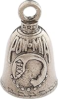 Vista 42 de Guardian Bell Good Luck Bell w/Keyring & Black Velvet Bag Motorcycle Bell Lead-Free Pewter Made in USA