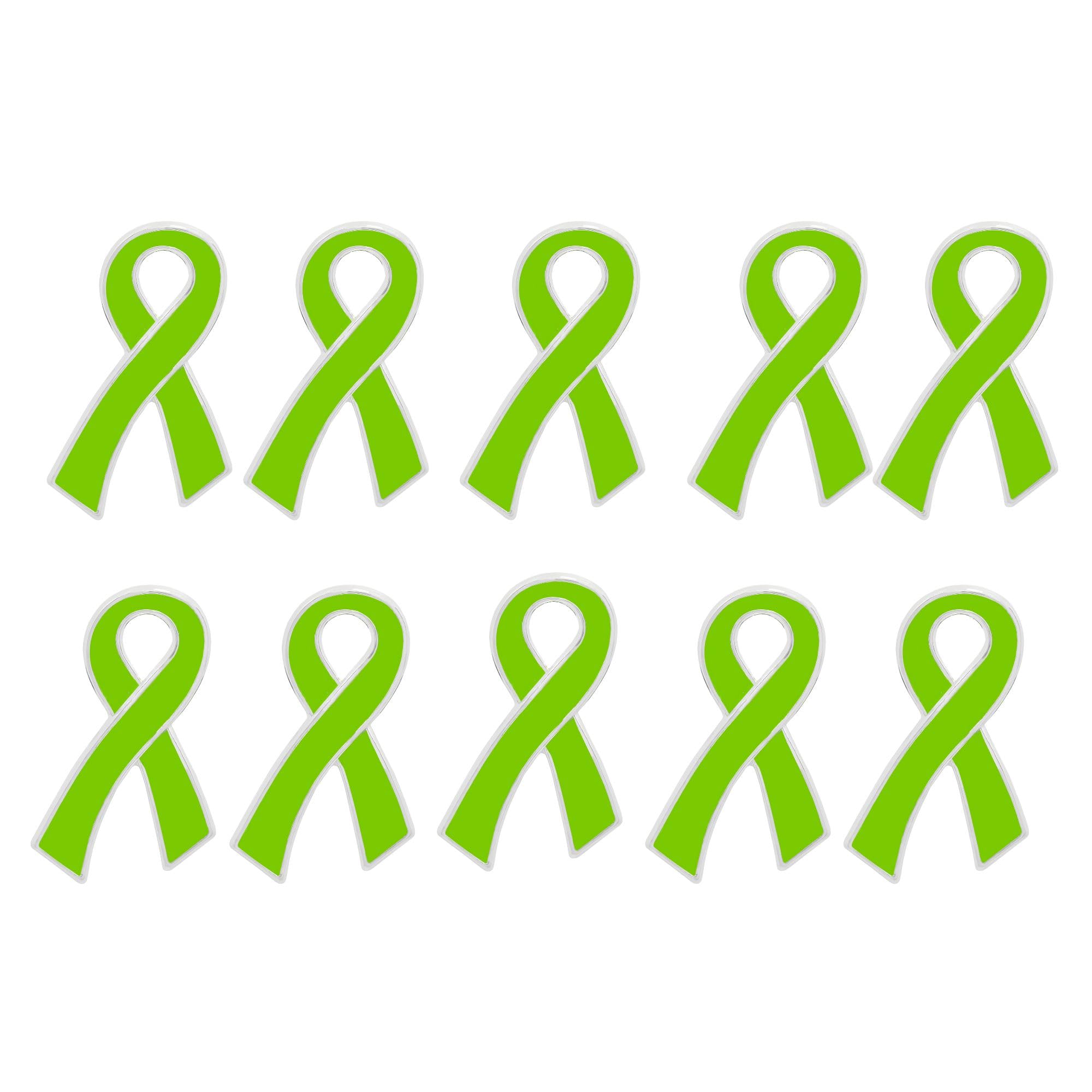 Ribbon Pins 1/5/25/100 for Cancer &amp; Disease Awareness - Various Causes - Bulk Quantities Available for Support Groups and Fundraising