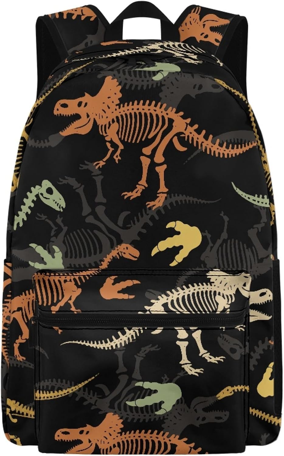 Amzbeauty Capybara Oranges Print Backpack For Girls School Elementary Student 17 Inch Book Bags With Adjustable Straps Lightweight Travel Backpacks