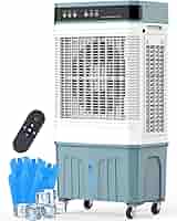 Heshare 冷風機 2025年型 アクアグリーン+ホワイト Amazon | 冷風機 冷風扇 【Heshare 2025年夏新登場！大型気化式