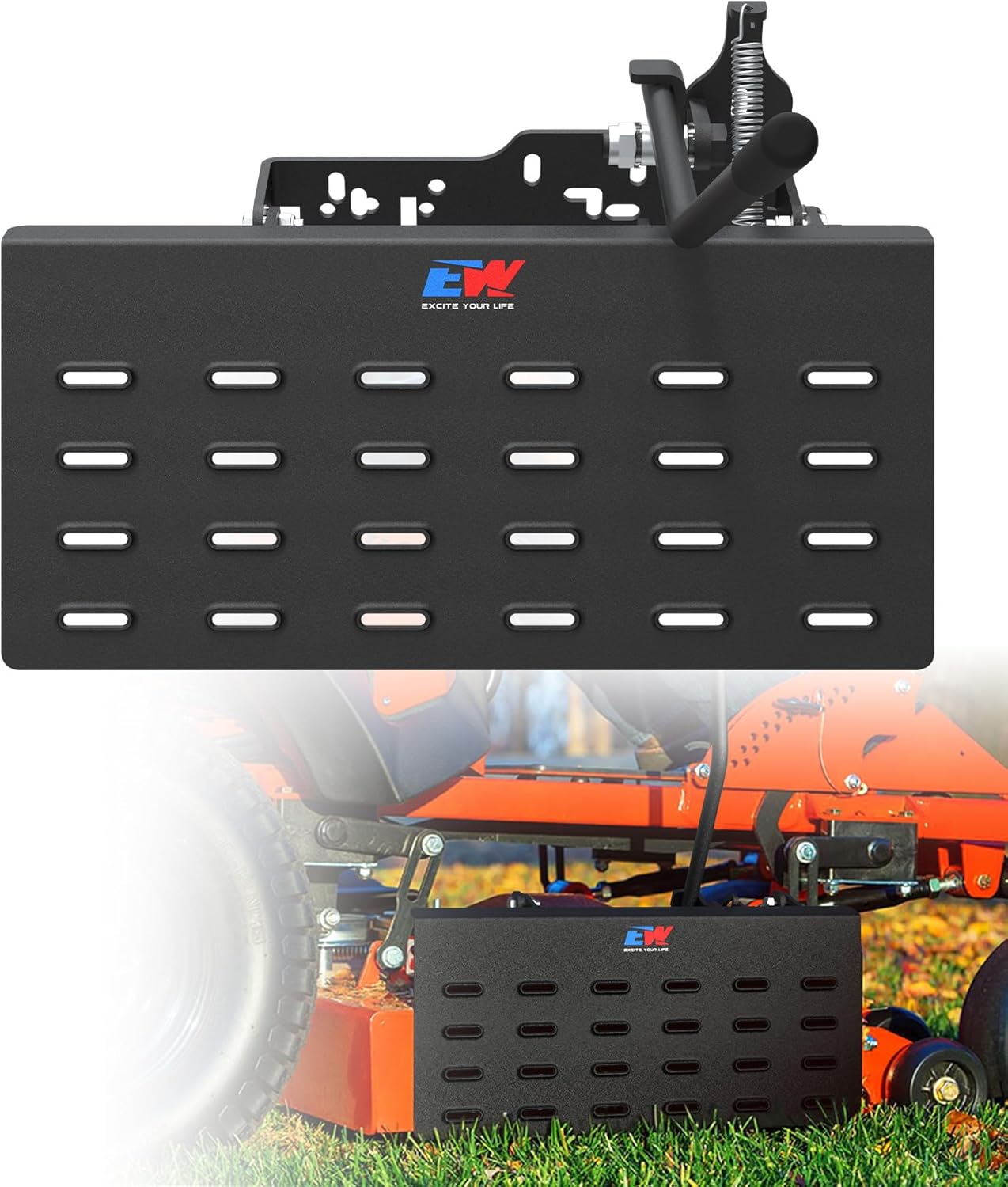 ELITEWILL Quick Mower Chute Blocker Fit for Ferris, Exmark, Gravely, Hustler and Toro Mowers, Kubota, Grass Flap Chute Blocker OE ACS6000ULS for Most Lawn ZT Mowers