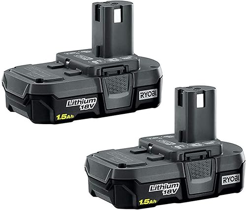 Ryobi P189 - Paquetes de baterías de 18 V y 15 Ah paquete de 2