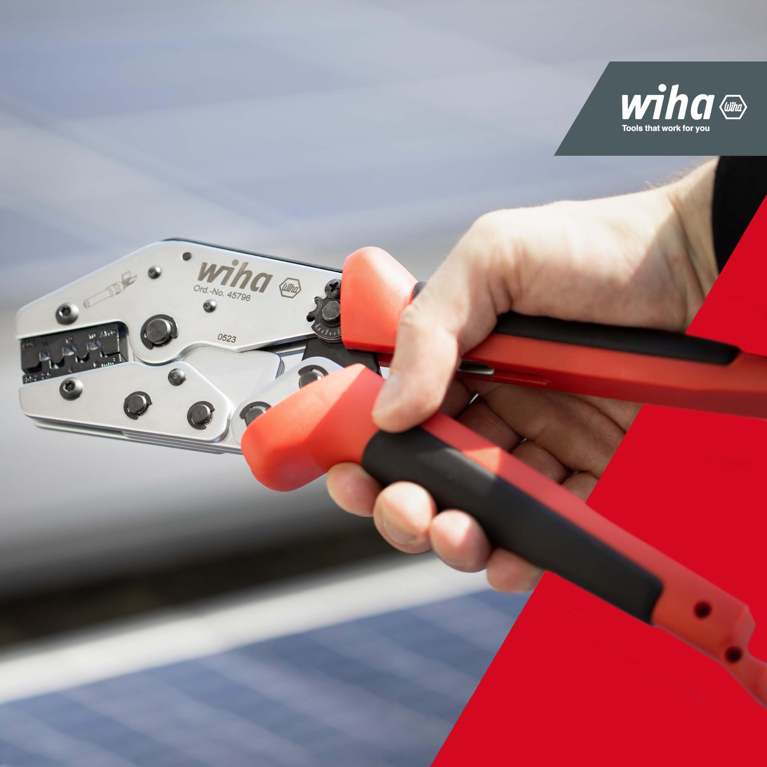 WIHA WERKZEUGE GMBH Herramienta crimpadora para conectores MC4