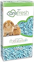 Vista 13 de Carefresh - Ropa de cama para mascotas pequeñas de papel natural blanco 99% libre de polvo con control de olores, 10L, blanco