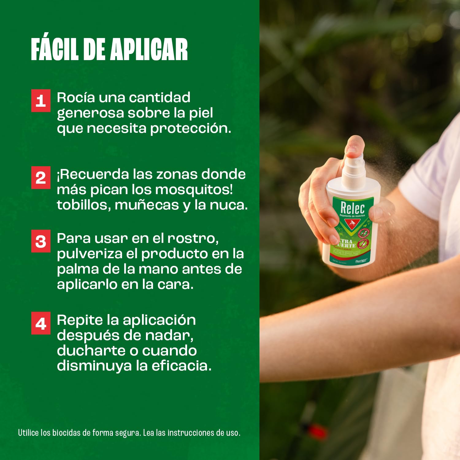 Relec Extra Fuerte Spray Antimosquitos, Repelente de Mosquitos 125ml, Eficaz Contra El Mosquito Tigre, Protección Contra las Picaduras de Mosquitos en Condiciones Extremas y Zonas Tropicales — view 5