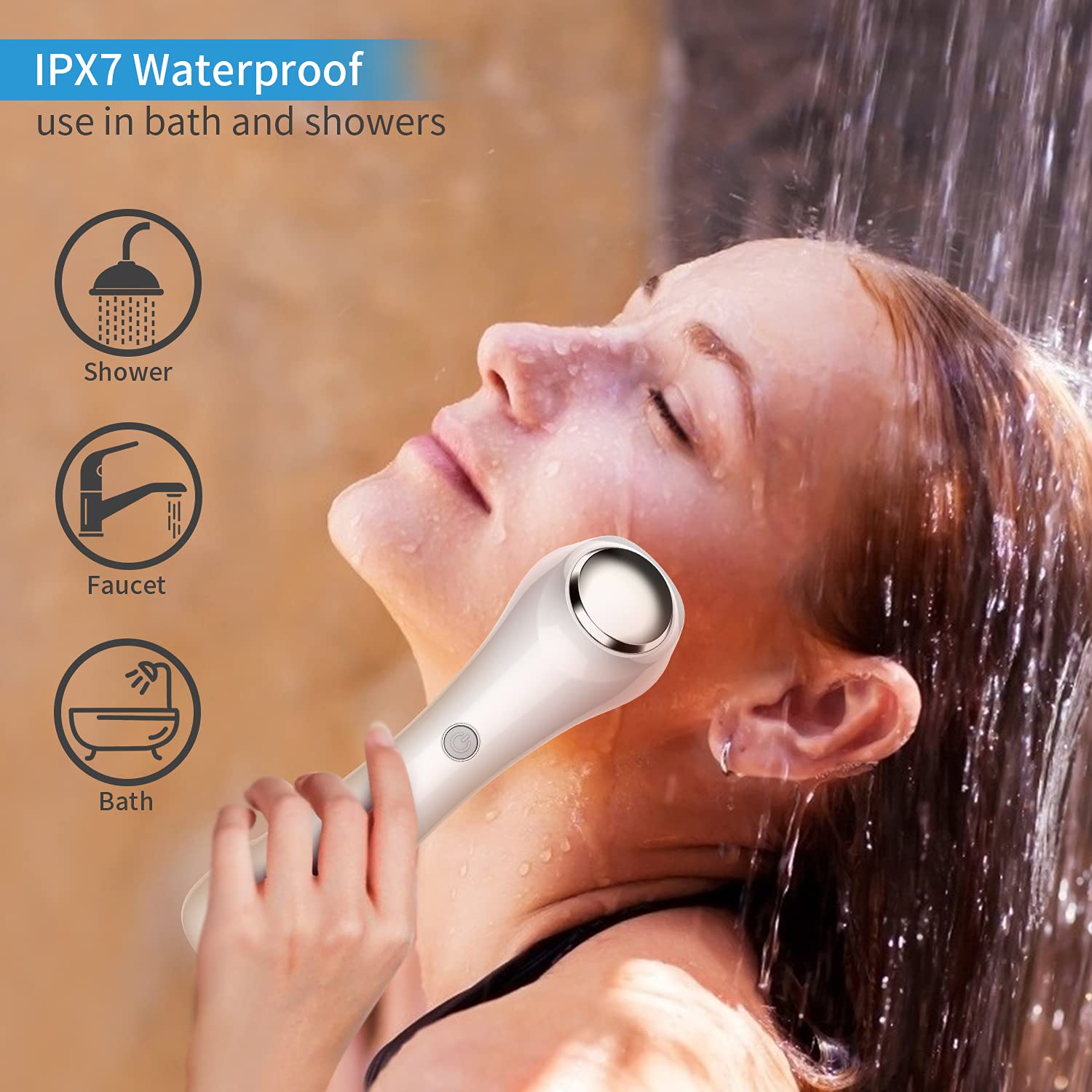 Electric Facial Cleansing Brush 5 IN 1- BOMBOMDA Face Scrubber Spin Rechargeable IPX7 Waterproof with 2 Modes, 4 Brush Heads for Deep Cleansing, Gentle Exfoliating and Help Get Rid of Acne : Beauty & Personal Care