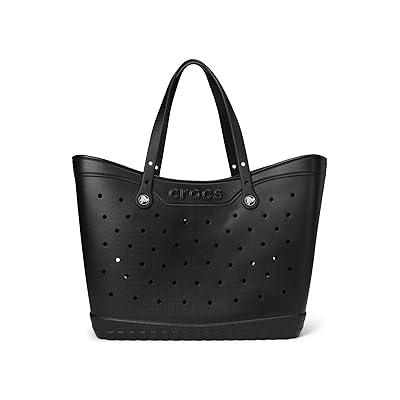 Crocs Large Tote Tote Handbags Black, Synthetic