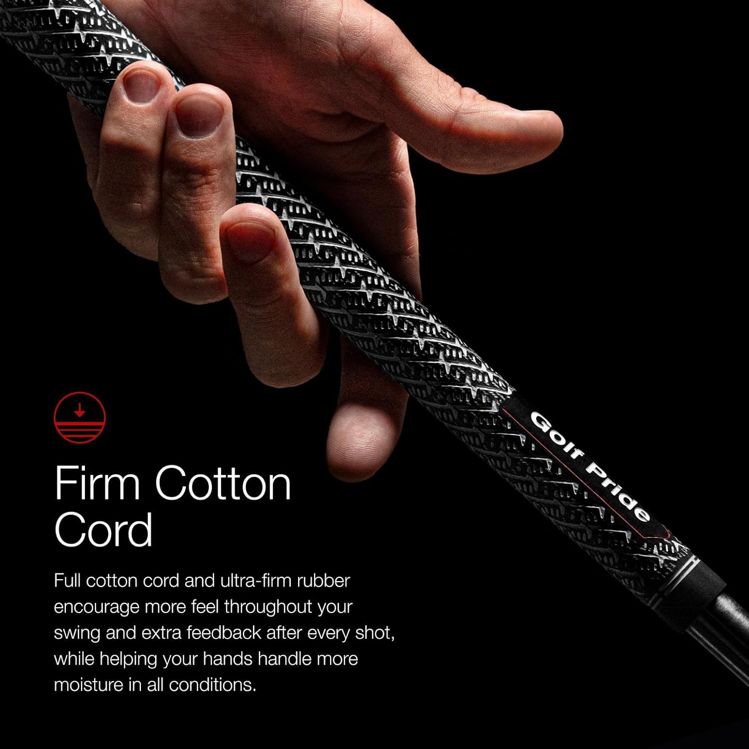 Golf Pride ZGrip Cord ALIGN Golf Grip - Firm, Textured Club Grip - Replacement Kit - Premium Supplies