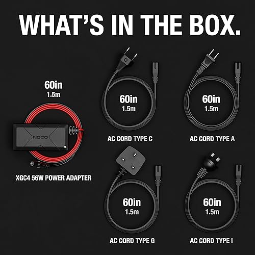Miniatura 7 de NOCO XGC4 Adaptador de corriente XGC de 56 vatios para arrancadores de litio GB70GB150GB250+GB251+GB500+ NOCO Boost UltraSafe