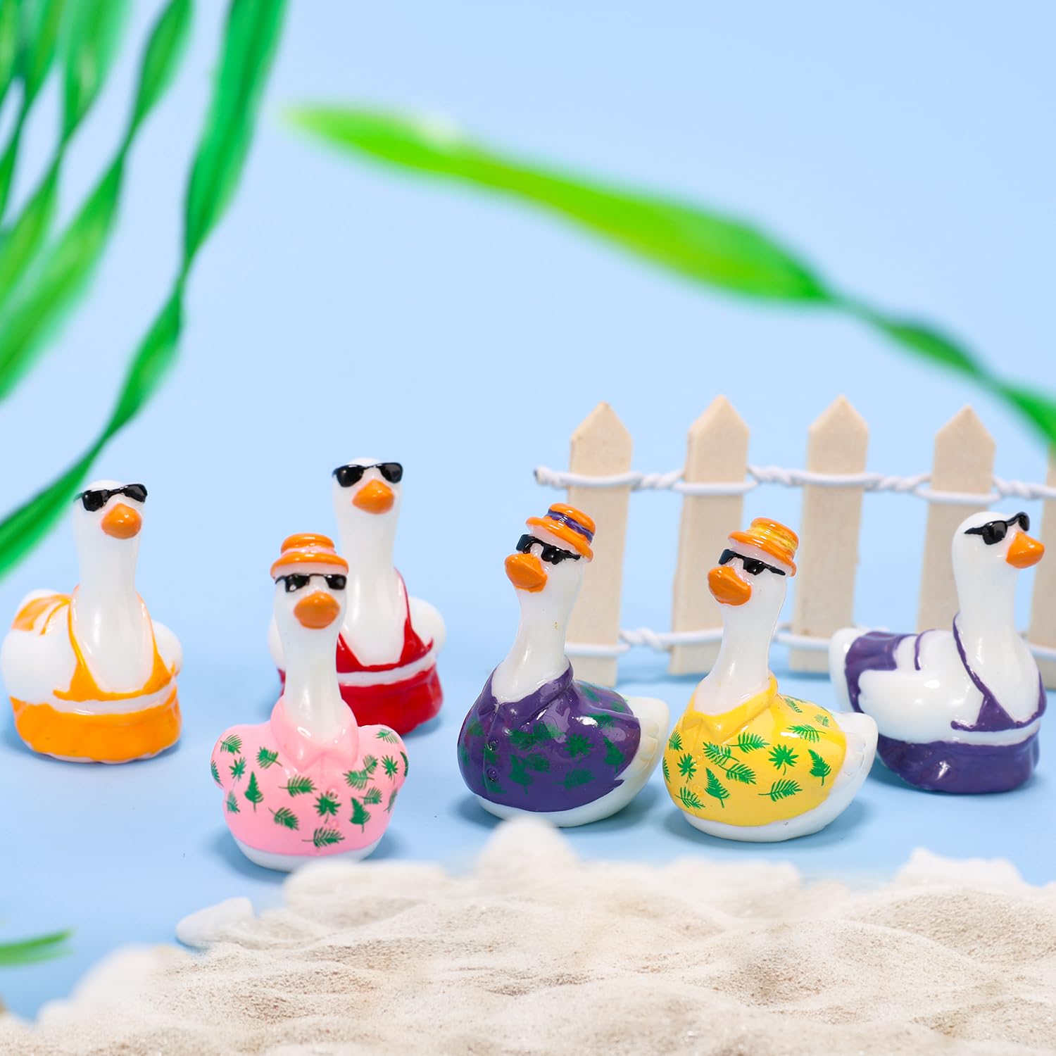 Lyreh 60pcs Tiny Resin Goose - Image 3