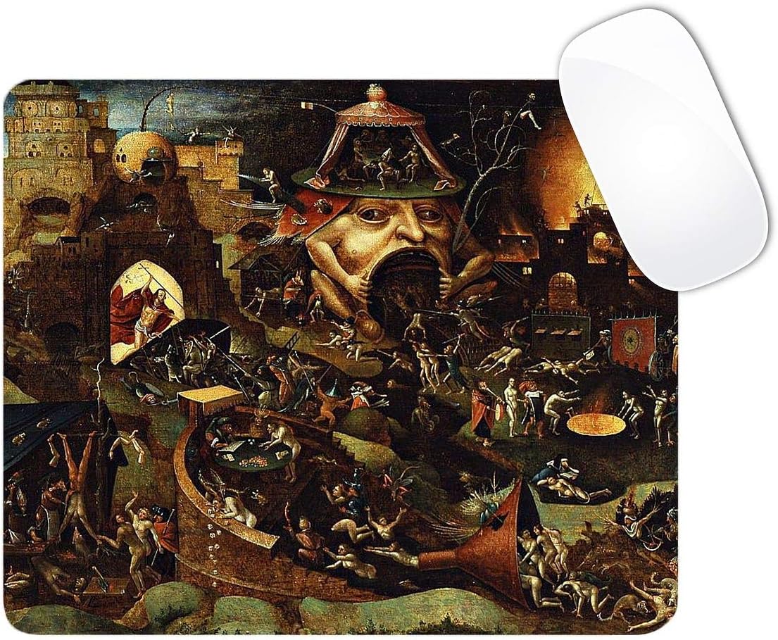 | Hieronymus Bosch Mouse Pad | Christ in Limbo | Art | Artist | Home Décor | Office Product | Work Desk Accessory