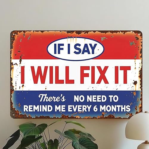 Miniatura 3 de Letreros de garaje para hombres, divertidos letreros de metal para decoración de cueva, letreros de tienda para taller, accesorios de garaje,