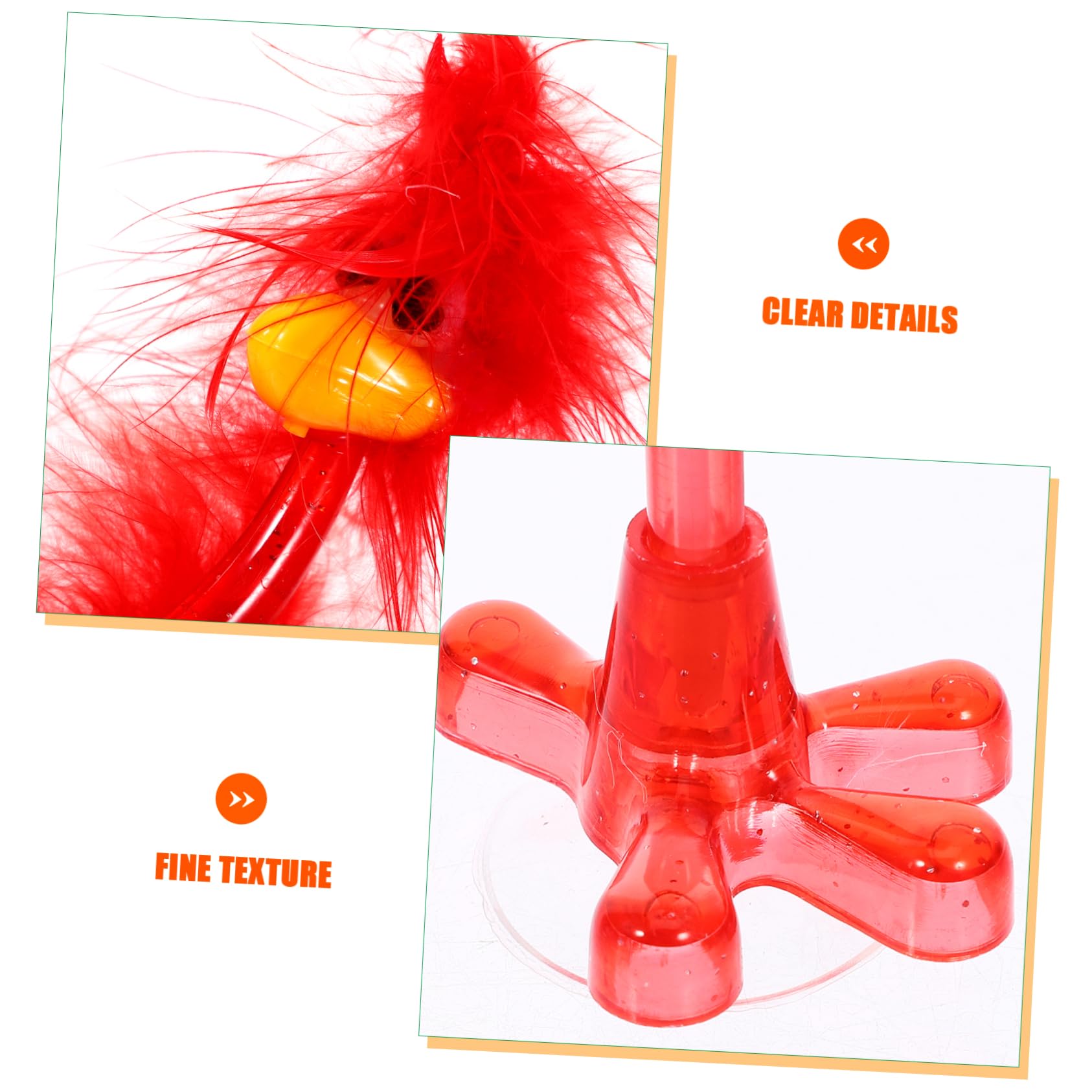 TEHAUX 12pezzi Penna Sfera Forma Di Struzzo Da Penne Colorate Per Scuola e Ufficio Design Creativo e Divertente Scrittura e Confortevole