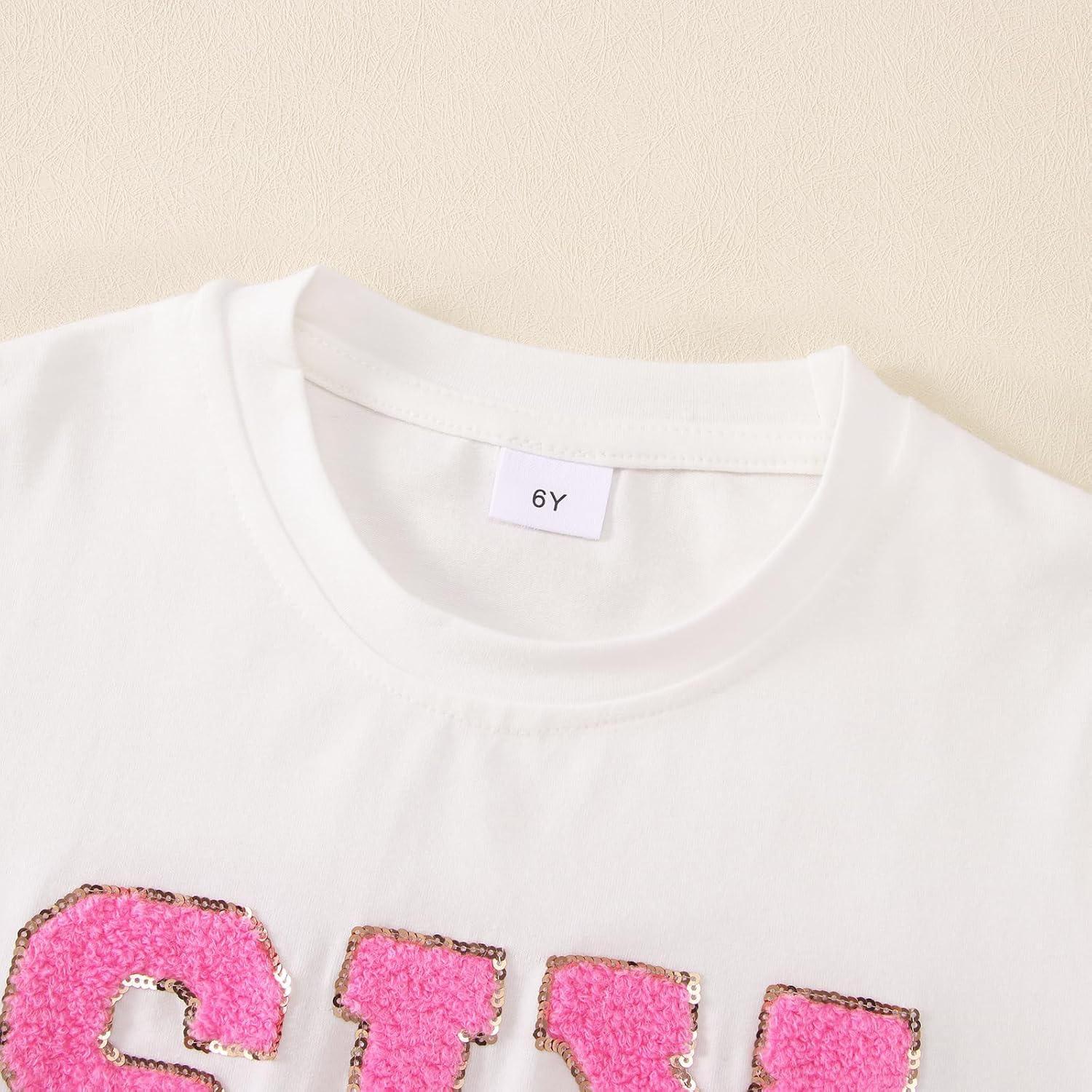 Girl Birthday Shirt 5th 6th 7th 8th 9th 10th Birthday Girl T-Shirt Kid Bday Party Outfit Embroidery Shirt Top 5-10Y - Image 4