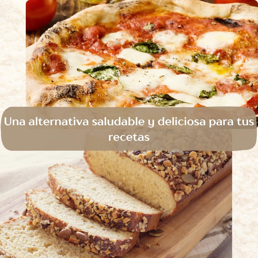 Harina de Almendra 100% Natural Molino de Zafra | Almendra Molida | SIN Gluten | Harina de Almendras 1kg Keto Ideal para Repostería Saludable y Dieta Keto | Rica en Proteínas y Fibra