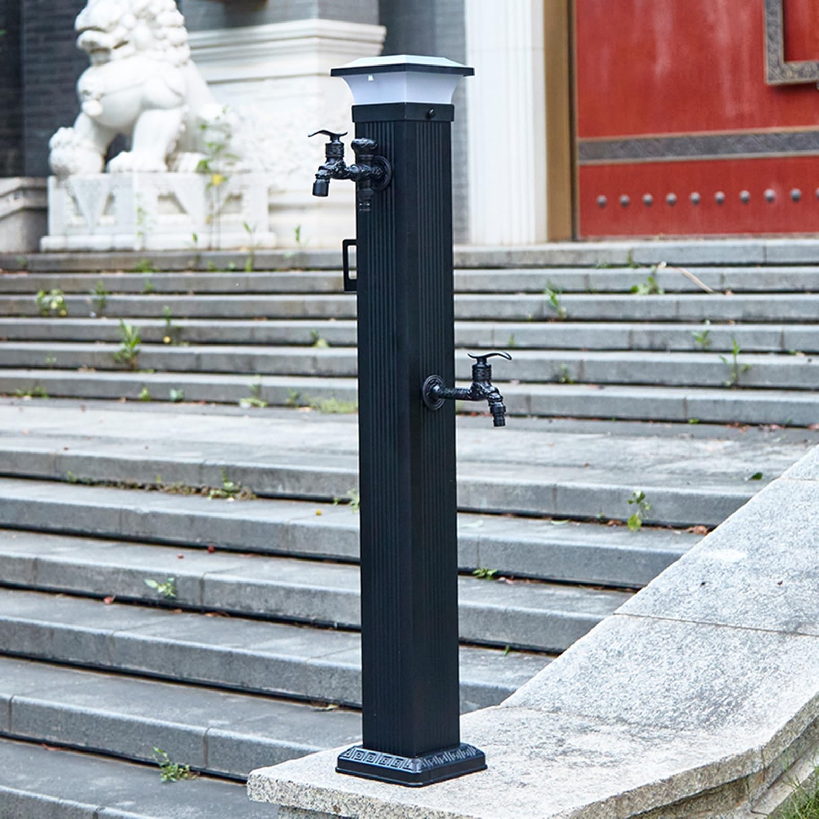 MESCXTY Freestanding Garden Water Column Outdoor Vertical Square for Irrigation/Washing(40.9in)