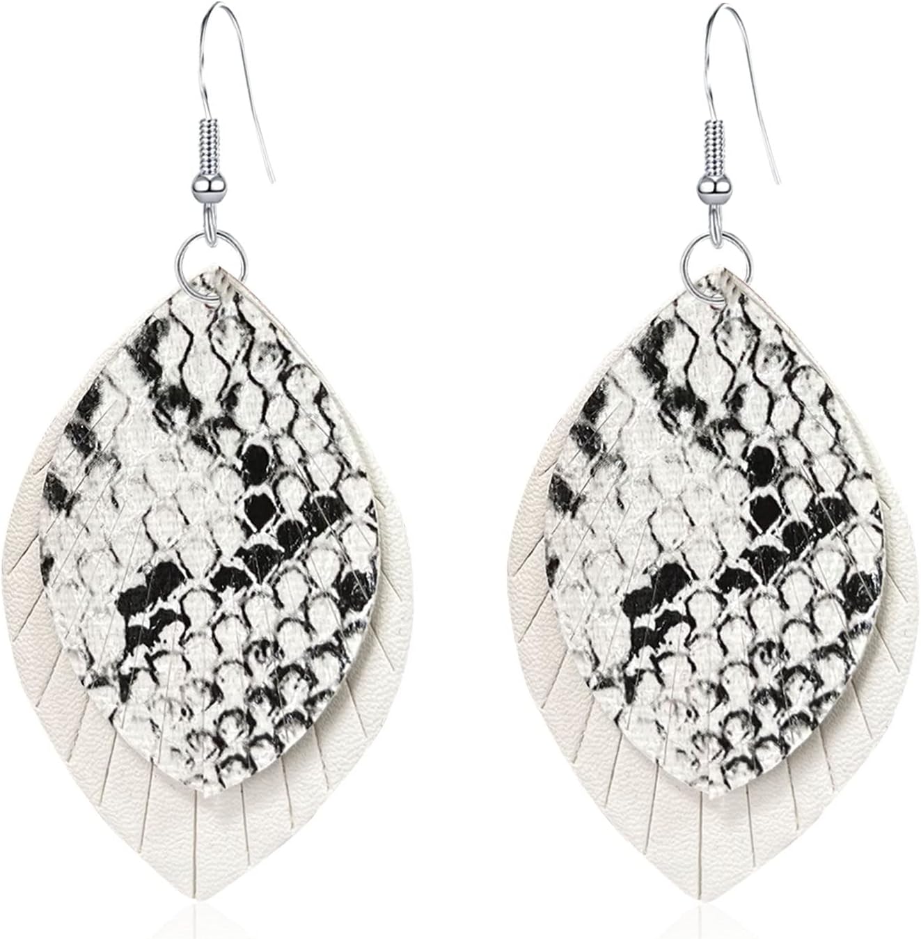 Anmpab Lightweight Leather Earrings for Women Spain Ubuy