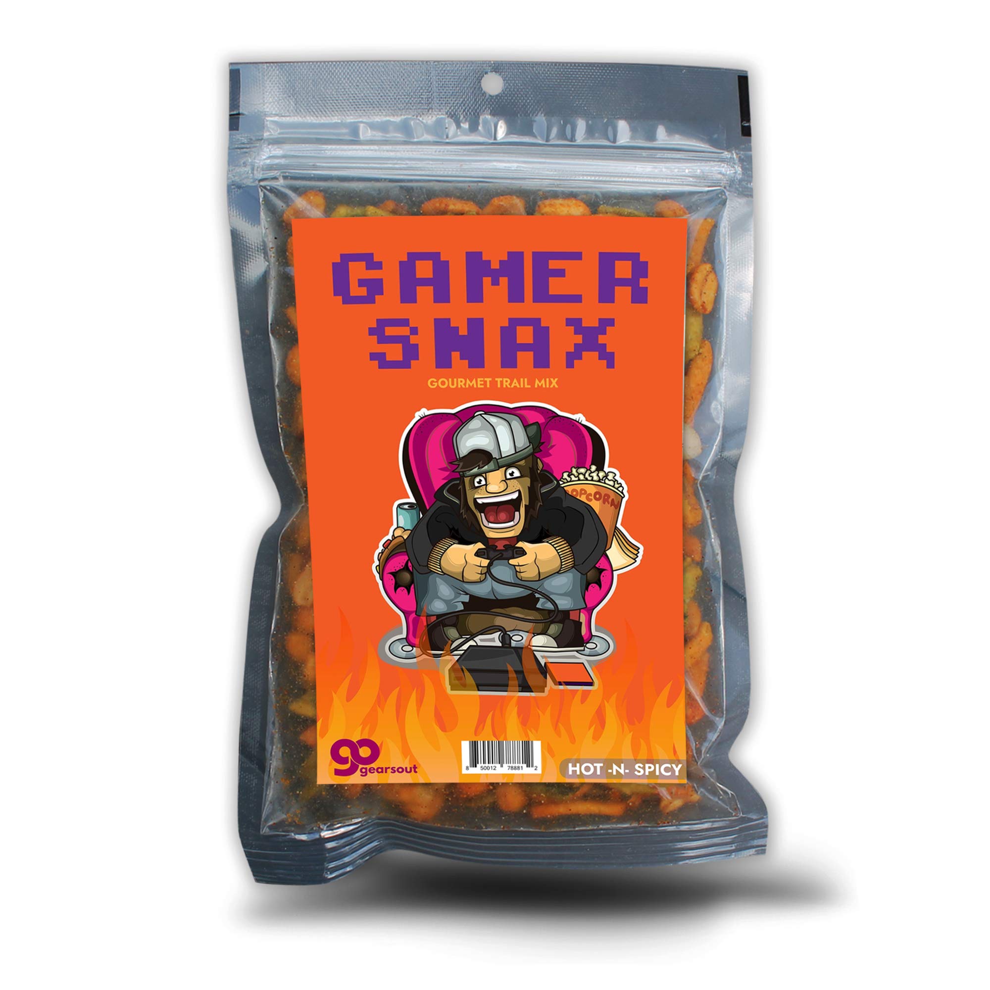 Gamer Snax Trail Mix - Funny Spicy Snack Mix for Kids, Teens, and Adults - Weird Stocking Stuffer, Made in the USA