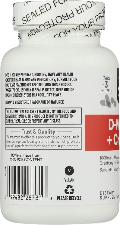 365 by Whole Foods Market, D-Mannose With Cranberry, 90 Count