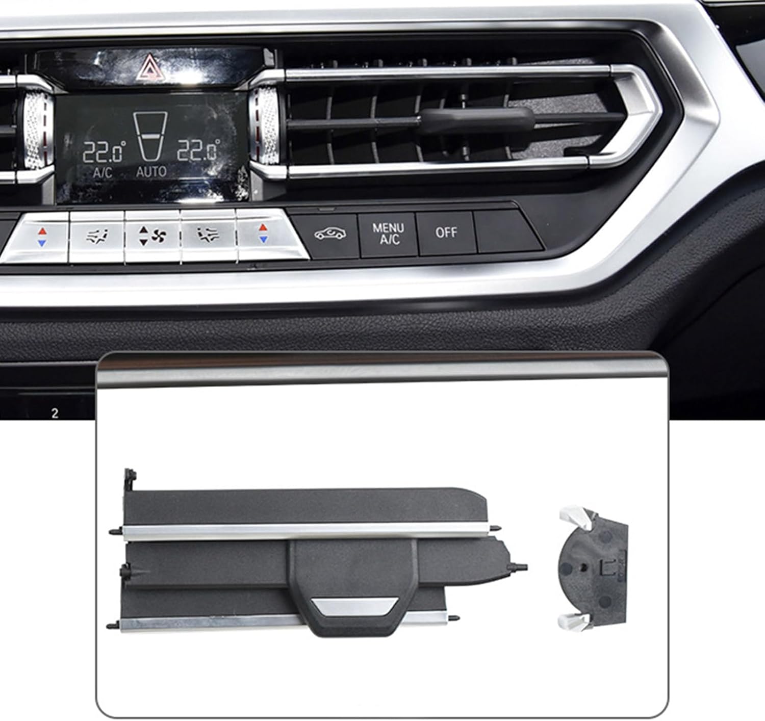 新型フリード GT系 エアー クロスター フロント中央エアコン吹き出しパネル 1P ピアノブラック｜ホンダ HONDA FREED AIR  CROSSTAR 専用 カスタム パーツ ドレスアップ アクセサリー オプション インテリア パネル 内装 カー用品 社外 車のエアコン吹き出し口 車フロントダッシュボードセントラルエアコンヒーターエアベントアウトレットアクセサリーパーツコンポーネント ゴ