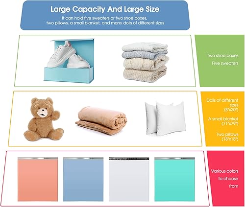 Miniatura 141 de Metronic Sobres de polietileno de 12 x 15.5 pulgadas, paquete de 100 bolsas de envío, bolsas de correo adhesivas fuertes, impermeables y a prueba