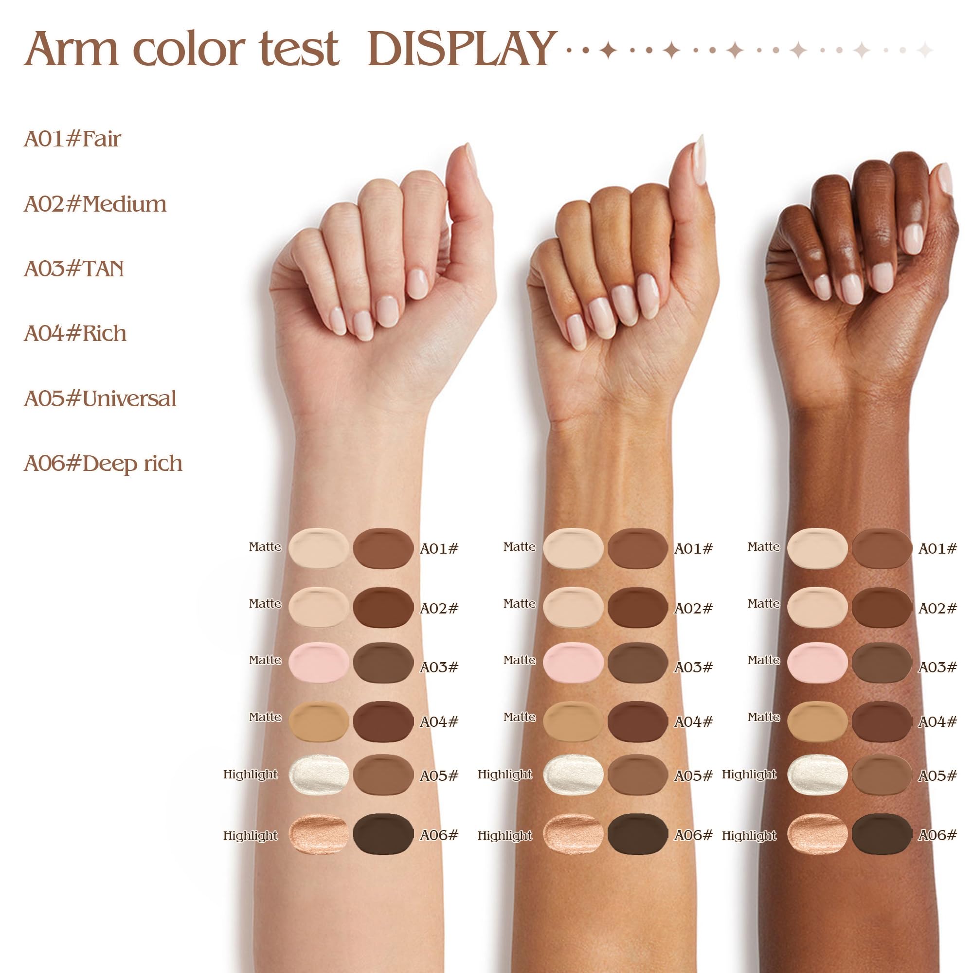 Contour Highlighter Stick, 2-in-1 Dual-Ended Cream Bronzer & Highlighter Sticks Pen for Face Body Contouring Makeup, Buildable,Waterproof, Easy to Apply Suitable for Beginners,03Darker Nude+Light Pink
