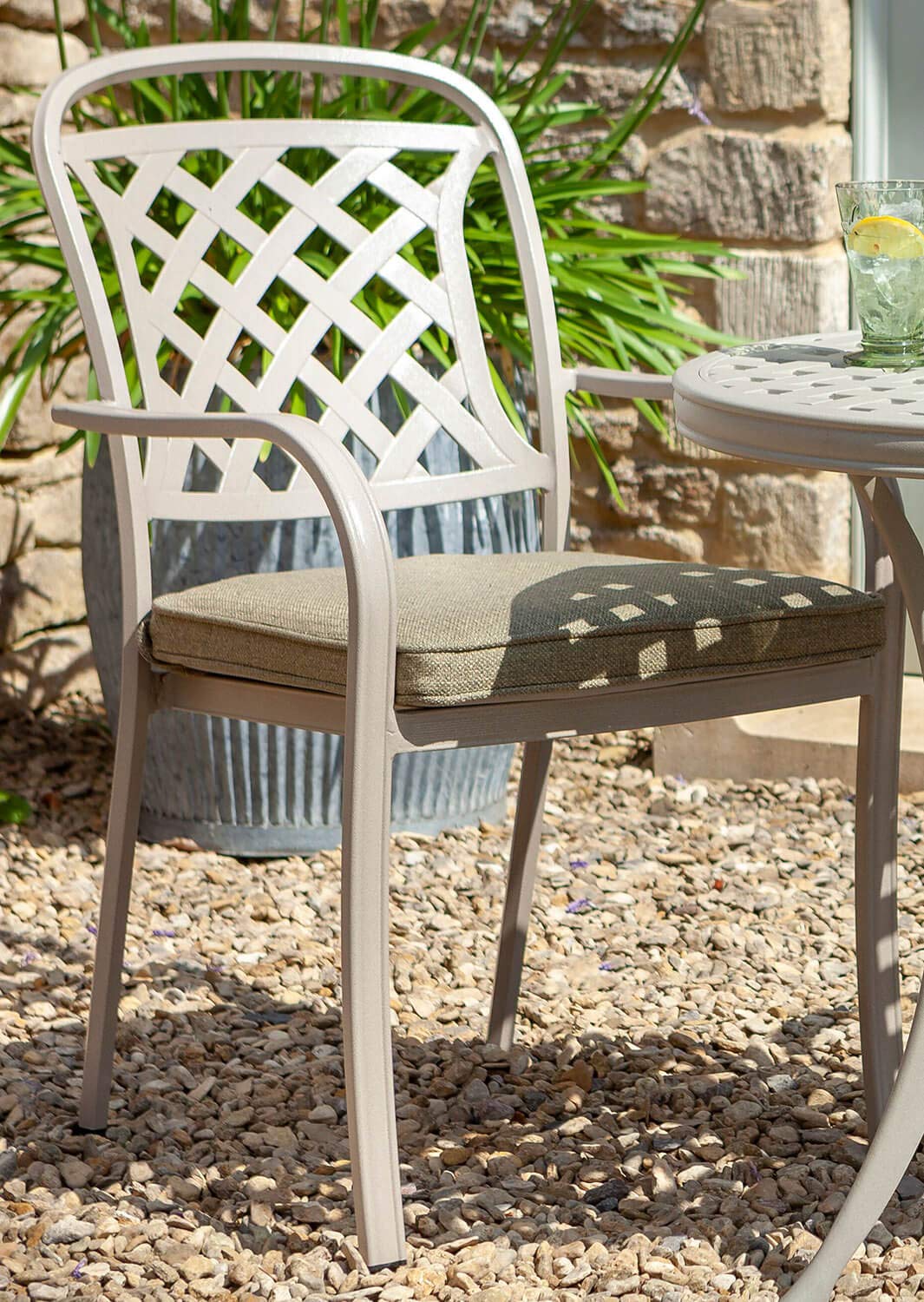 Hartman Berkeley Dining Chair w/Cushion Maize/Wheatgrass