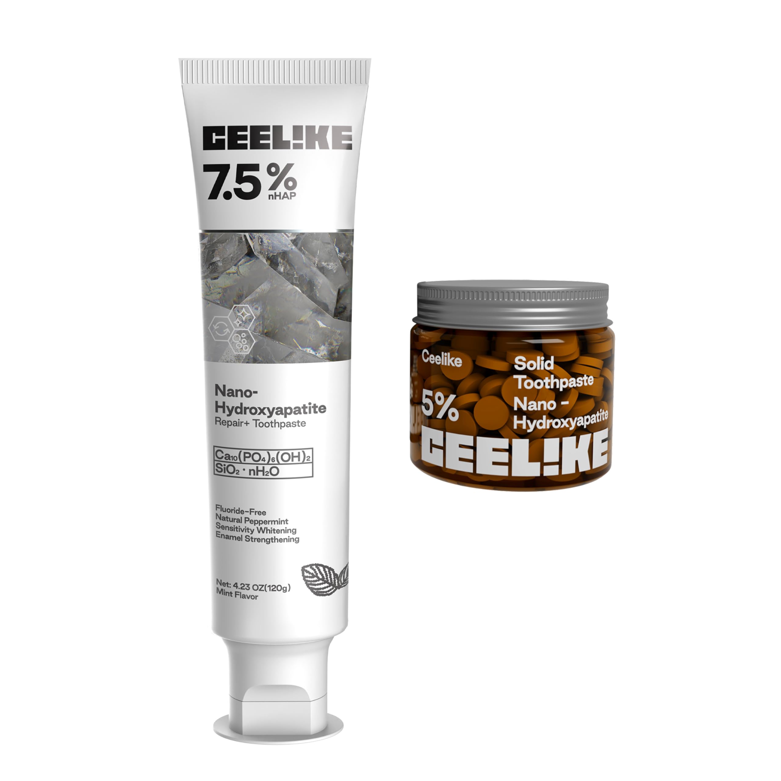 Amazon.com: CEELIKE Hydroxyapatite Toothpaste and 62-Count