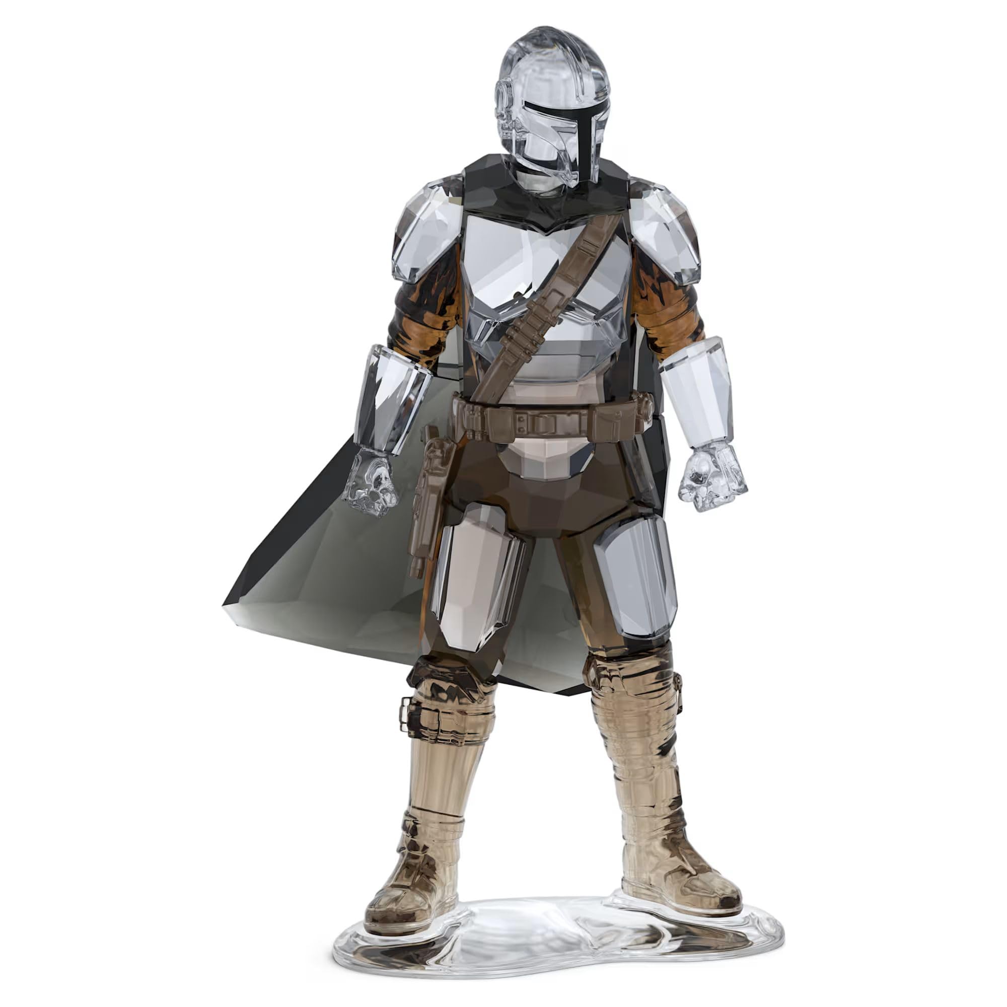 Swarovski Unisex Clear,White,Brown,Green Crystal Star Wars - The Mandalorian