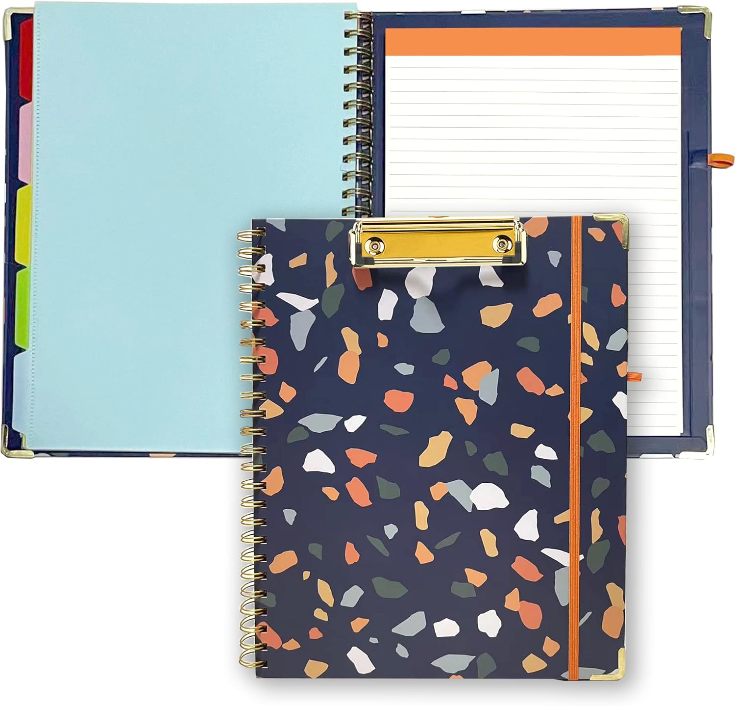 Arthivarz Spiral Clipboard Folio with refillable Lined