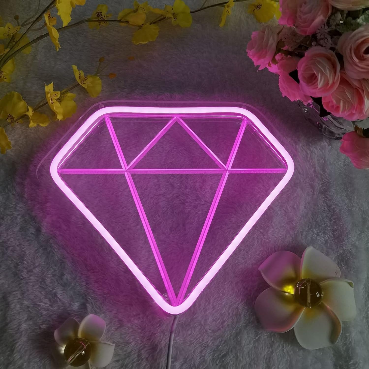 KIJyfgTR LED Neon Sign, Neon Sign Neon Wall Light Neon Sign Light Wall Art Decoration 26 Cm X 23 Cm