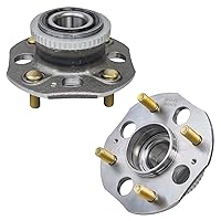 Vista 33 de Detroit Axle - 2 bujes de rodamiento de rueda traseros para Suzuki Aerio 2002-2007, Suzuki Esteem 1995-2002, 2 rodamientos de rueda completos