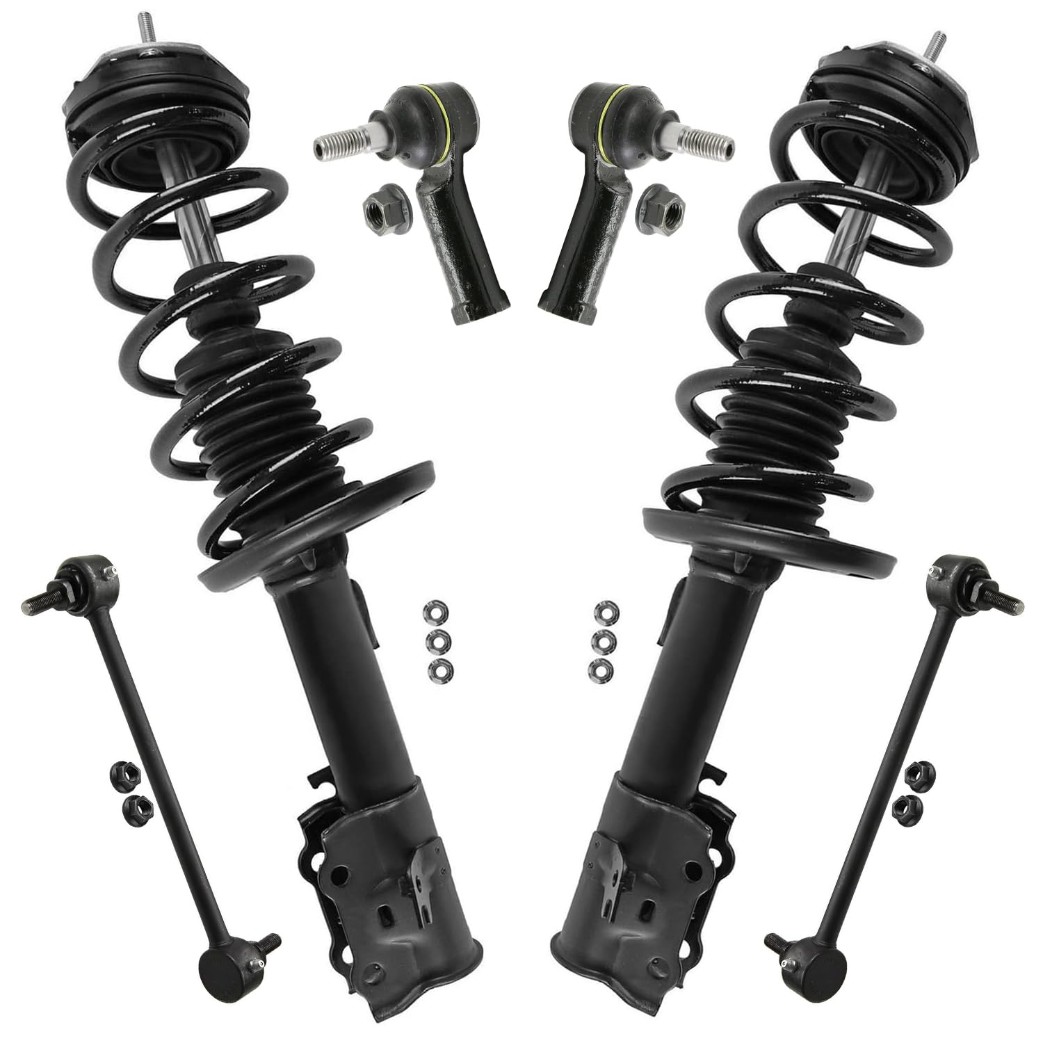Detroit Axle - 6pc Front Suspension Kit for Ford 2014-2017 Fiesta Manual