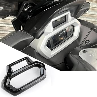 for 2025 XMAX300 Xmax 300 2023 2024 2025 Motorcycle Accessories Dashboard Instrument Frame Cover Trim Carbon Fiber Pattern xmax300 Xmax 300 Bright Black