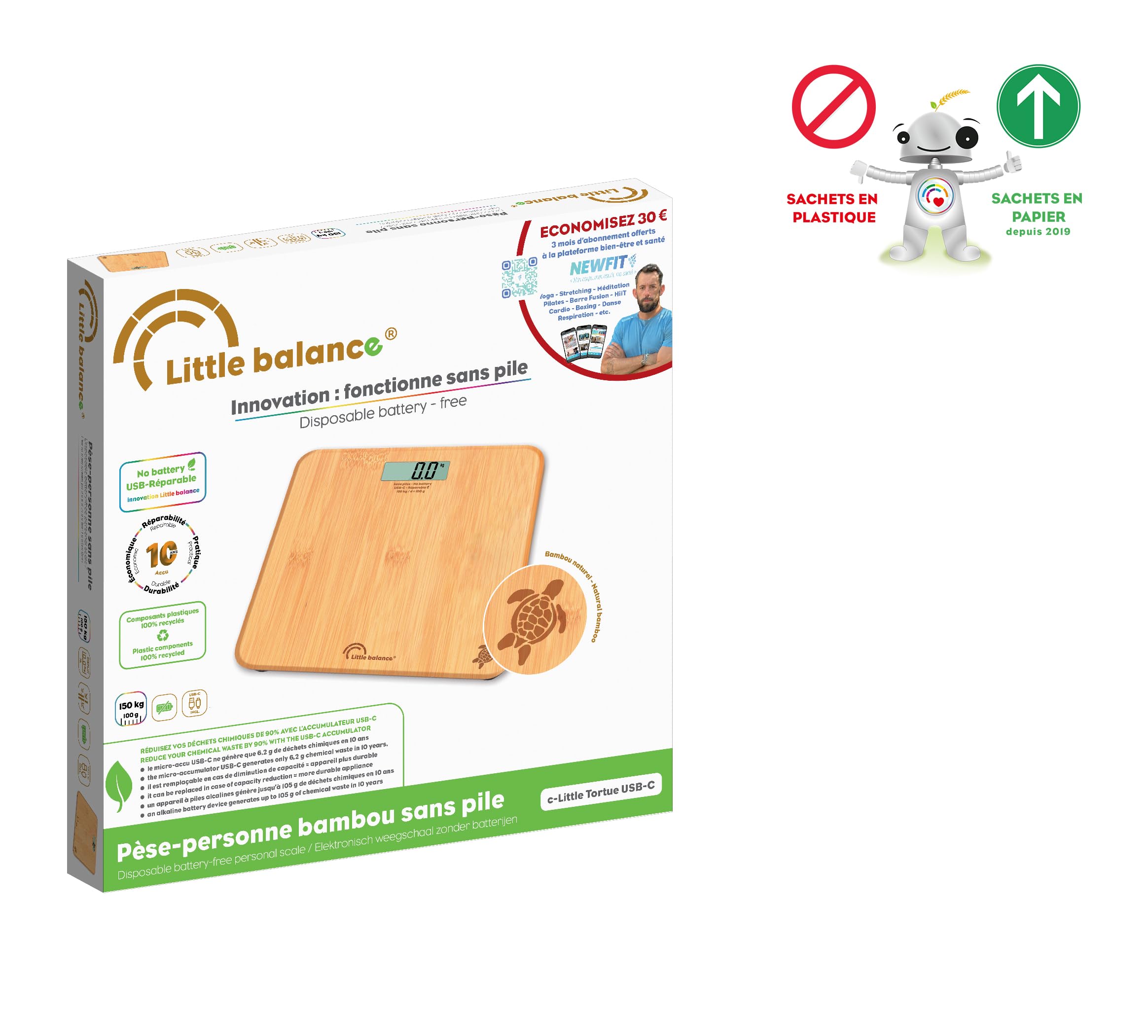 Báscula Digital de Baño Little Balance 8745 - Marca: Little Balance - EAN: 3760240787457