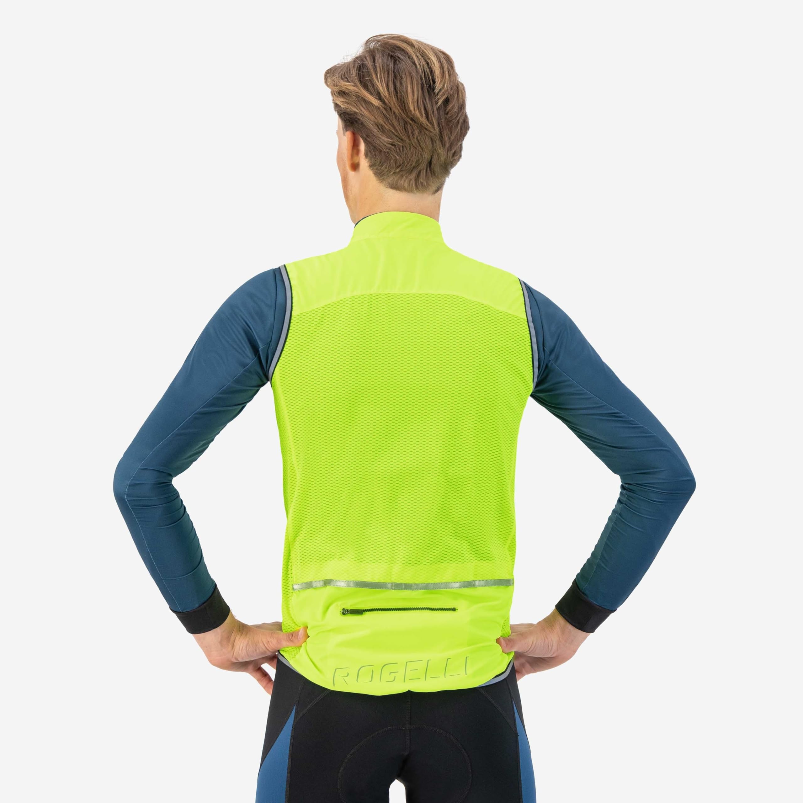 Rogelli Fahrradweste Herren - Rennradweste - Winddicht und Wasserdicht - Core
