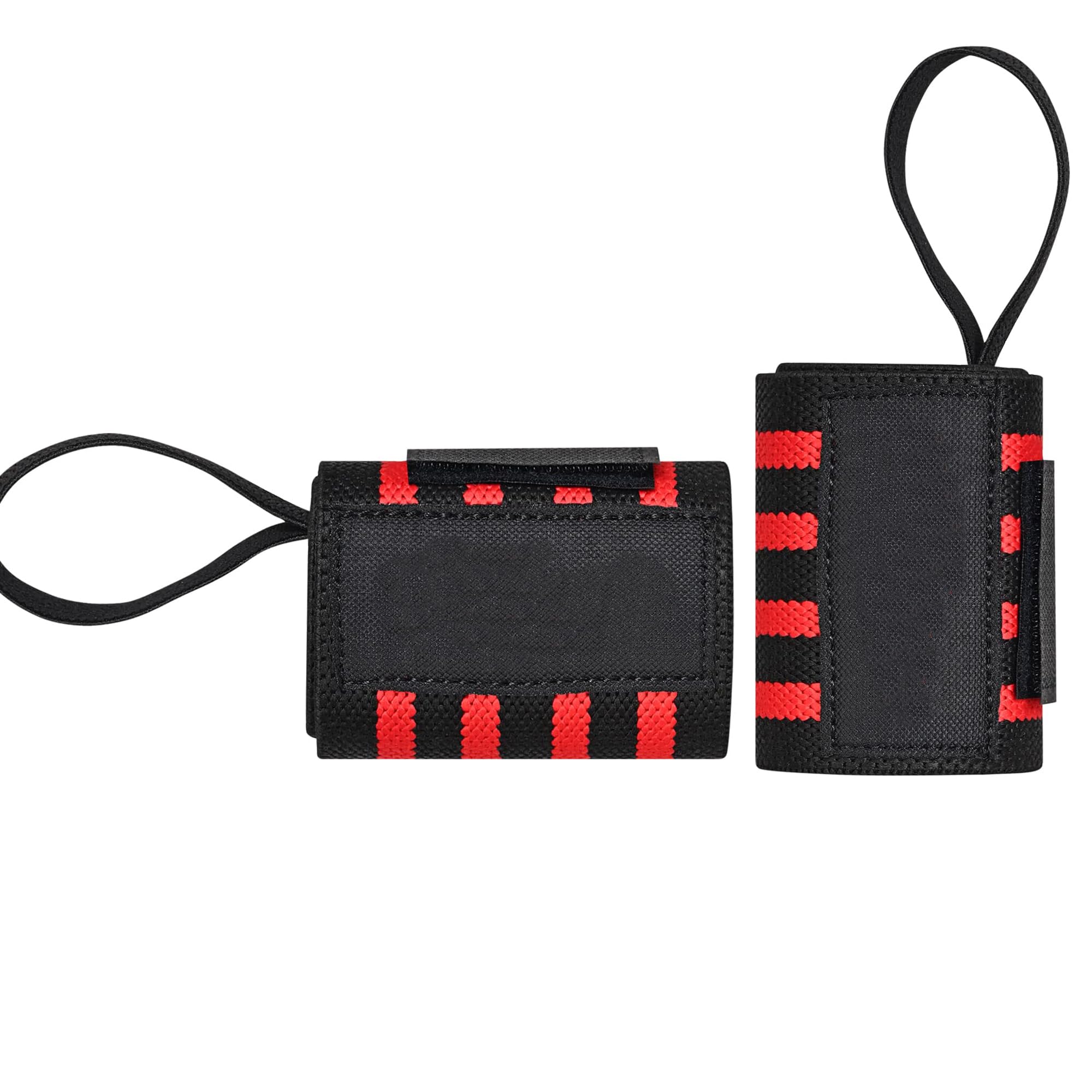 BQH Nylon Workout Wrist Straps For Weightlifting, Wrist Wraps With Thumb Loop, Lifting Wrist Support Brace For Working Out, Bench Press, Powerlifting, Gym Accessories For Men & Women (Pair)-image-33