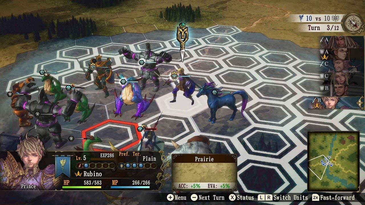 Brigandine: The Legend of Runersia (English) - Nintendo Switch (Non-US Version)