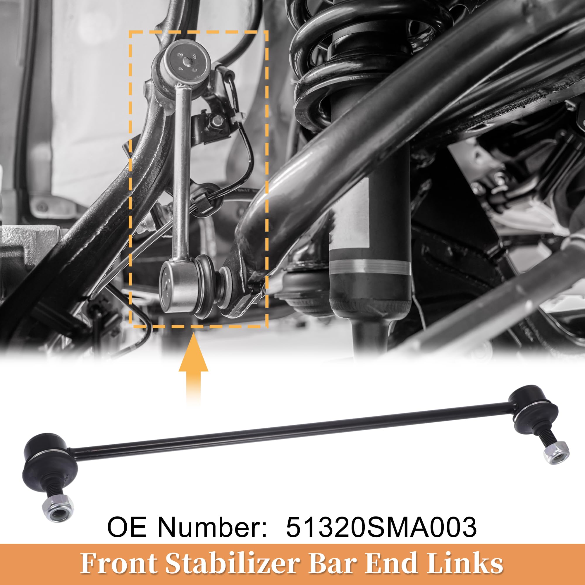 Amazon.com: X AUTOHAUX 2pcs Front Sway Bar Links Stabilizer Link