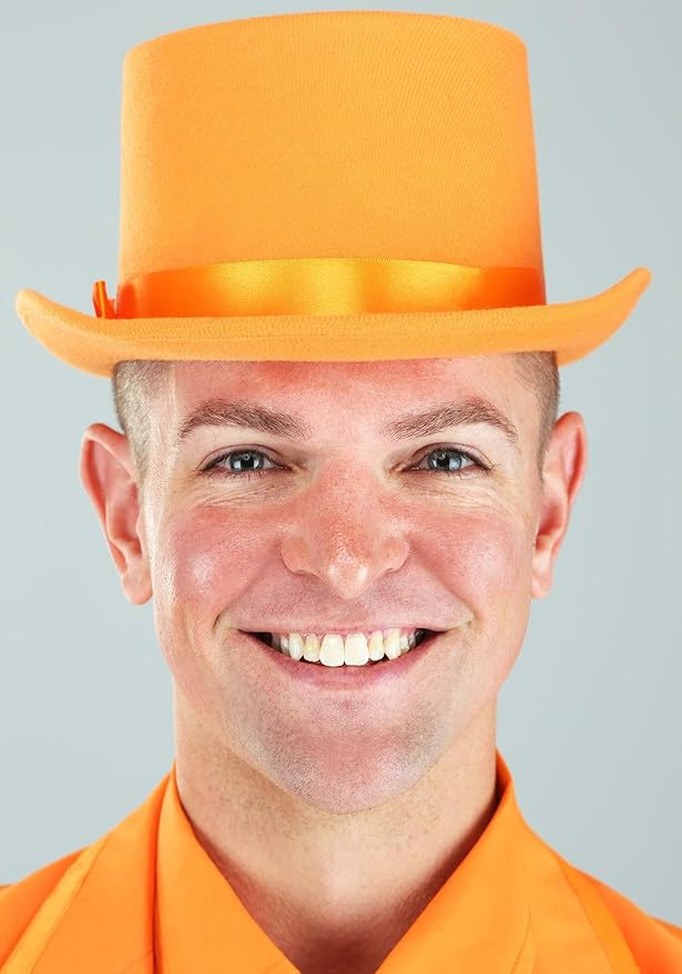 Orange Tuxedo Top Hat miniatura 6