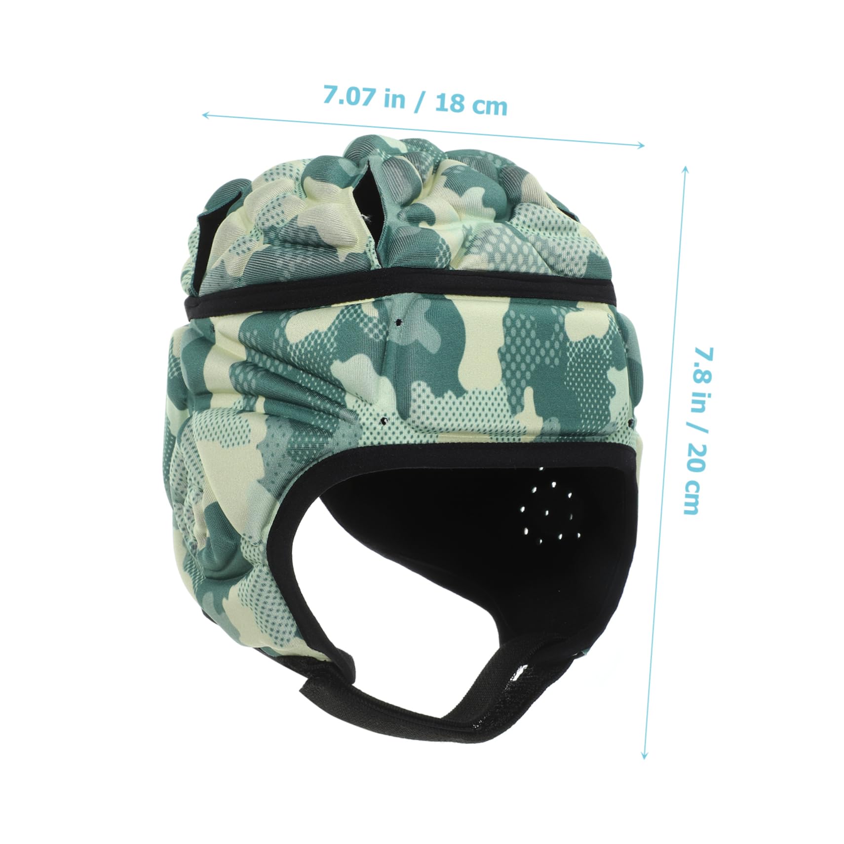 4 Piezas Tapa de Parachoques Juventud Cascos Casco de fútbol Juvenil Casco Deportivo Equipo de protección de Rugby Gorra de Rugby Casco de Portero Esponja