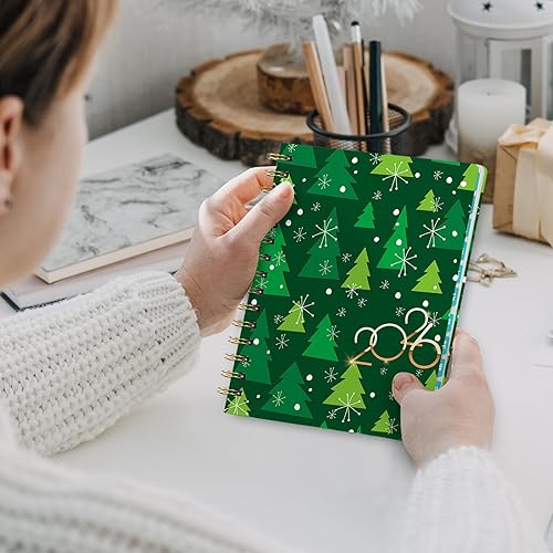 Miniatura 13 de Ymumuda Agenda 2026, agenda diaria semanal y mensual, enero de 2026 a diciembre de 2026, 8.4 x 6.3 pulgadas, calendario 2026 con pestañas, cuaderno