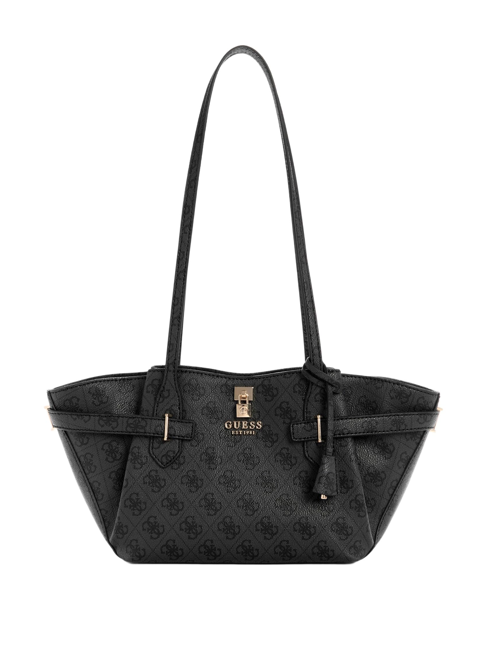 GUESS Yesba Girlfriend Shoulder Satchel | coal logo BS26GU22