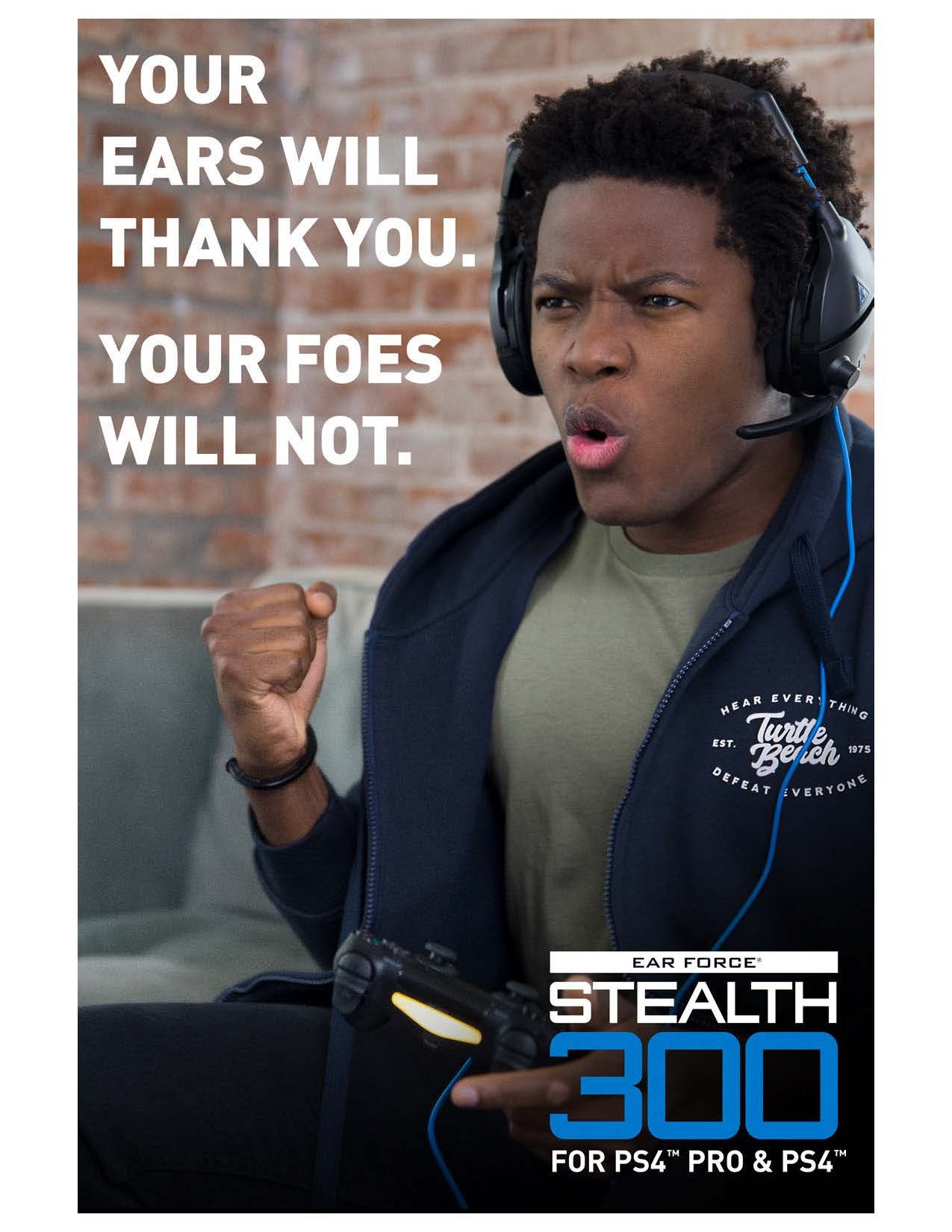 Turtle Beach Stealth 300 Casque Gaming avec amplificateur - PS4, PS5 et PC