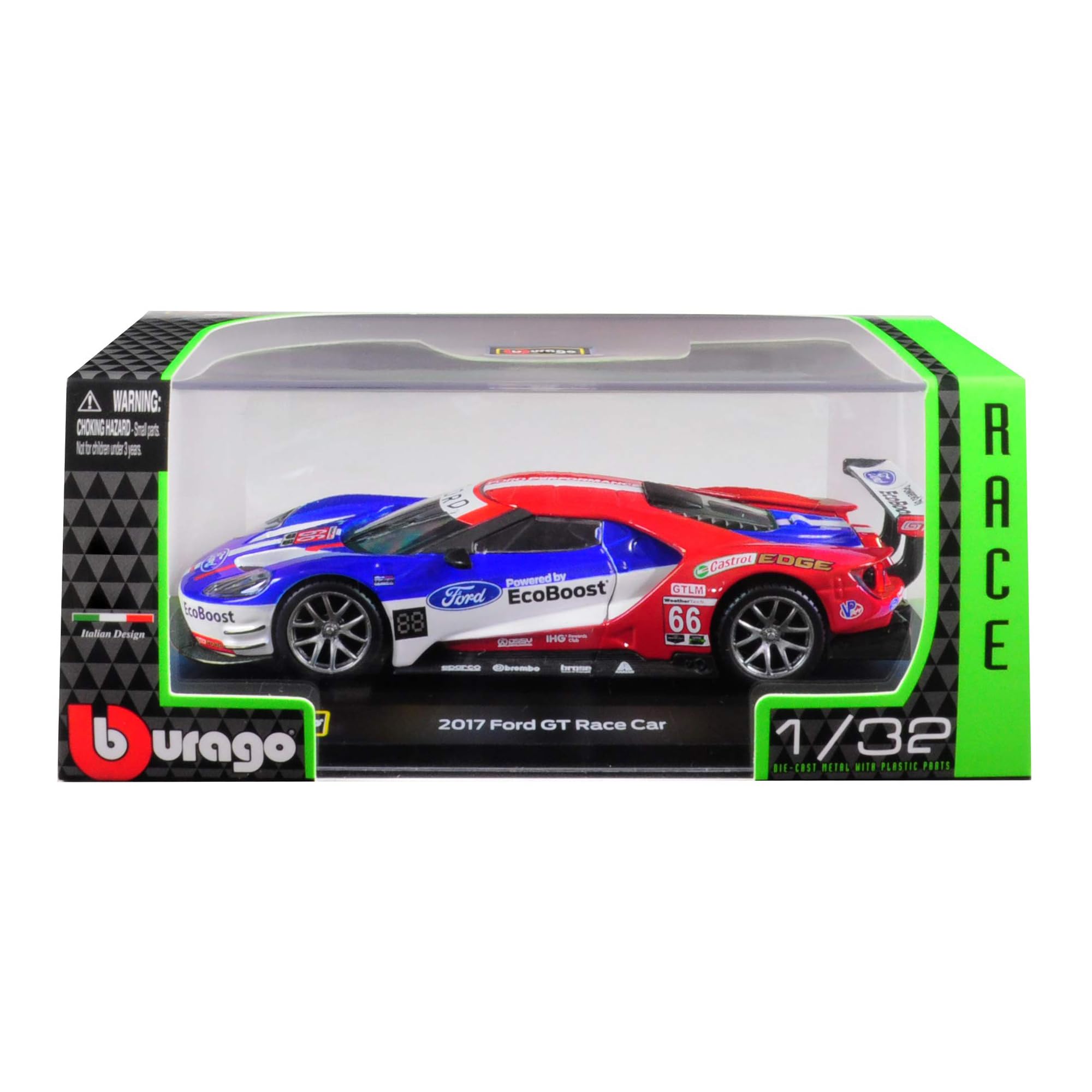 Amazon.com: Ford GT Race Car Racing #66 24hrs of Le Mans Title