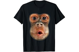 Funny Men Face Breath Dance Monkey Halloween Costume T-Shirt