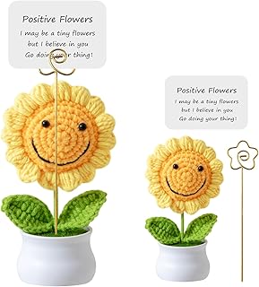 Porte-Bonheur Cadeau Fleurs, Courage, Amitié, Motivation, Persévérance pour Collègues